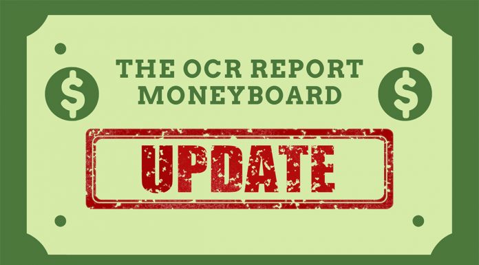 The OCR Report Moneyboard Update